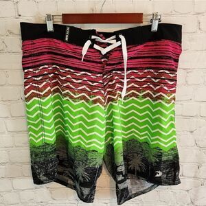 Men's Pacific Surf by Exist boardshorts, size XXL